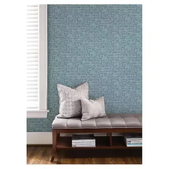 Blue Poplin Peel & Stick Wallpaper