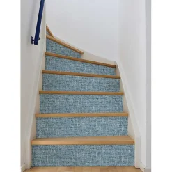 Blue Poplin Peel & Stick Wallpaper