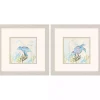 Blue Sea Turtle Frames Art Prints, Set of 2