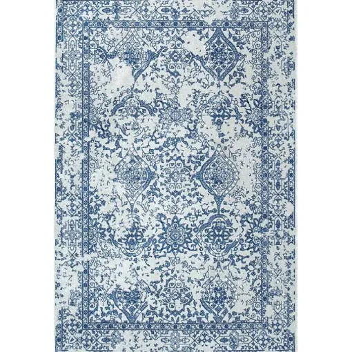 Blue Vintage Odell Area Rug, 5x7