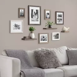 Bordeaux 10-pc. Gallery Wall Frame and Shelf Set