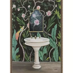 Botanical Bath I Canvas Art Print