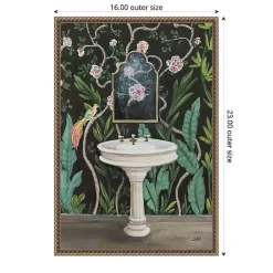 Botanical Bath I Canvas Art Print