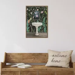Botanical Bath I Canvas Art Print