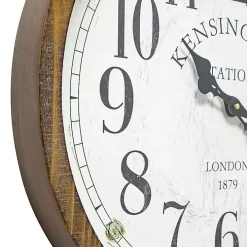 Bronze Kensington Station Pocket Wall Clock