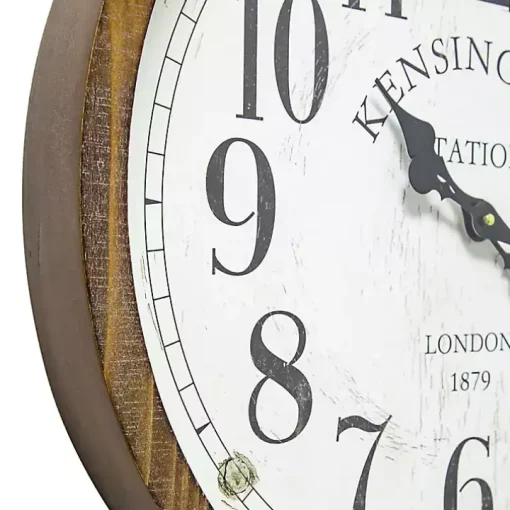 Bronze Kensington Station Pocket Wall Clock