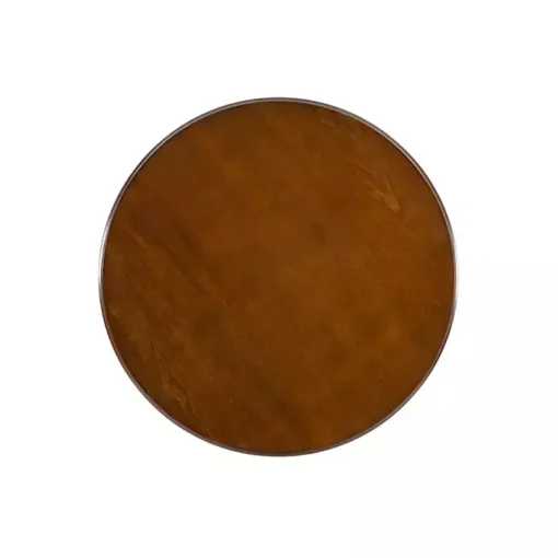 Brown Wood Spindle Side Table