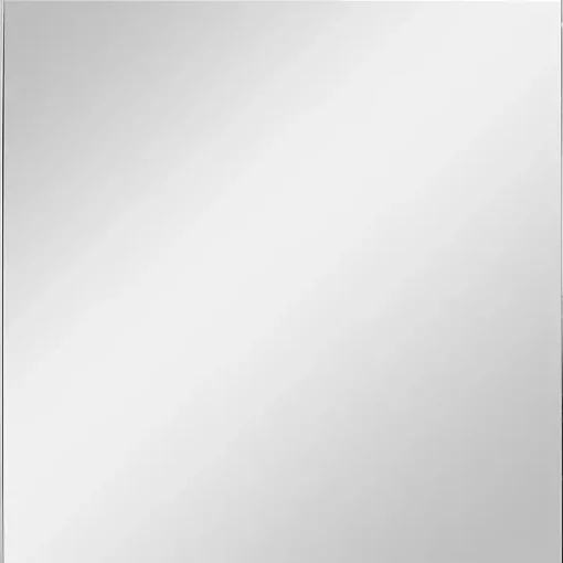 Brushed Silver Metal Square Framed Mirror