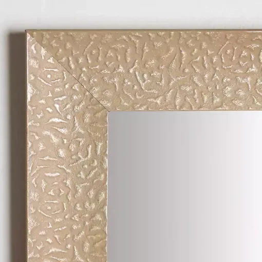Buff Textured Astrid Profile Mirror
