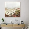 Cactus Canyon Western Framed Canvas Art