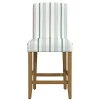 Calypso Striped Upholstered Counter Stool