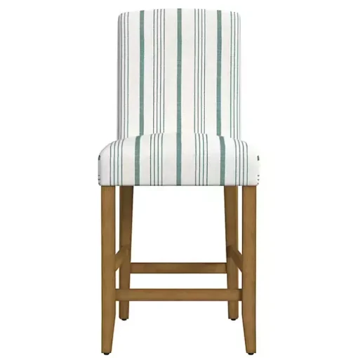 Calypso Striped Upholstered Counter Stool