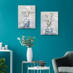 Chinoiserie I & II Canvas Art Prints, Set of 2