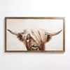 Chocolate Milk Cow Framed Art Print
