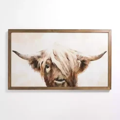 Chocolate Milk Cow Framed Art Print