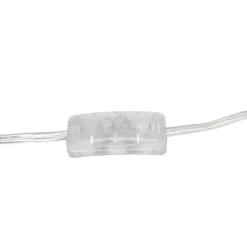 Clear Glass Honeycomb Table Lamp