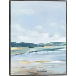 Coastal Blue Mountains II Framed Canvas Art Print