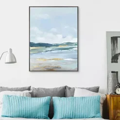 Coastal Blue Mountains II Framed Canvas Art Print