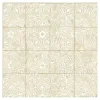 Cream Provincial Tiles Peel & Stick Wallpaper