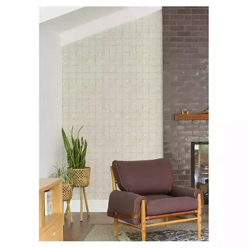 Cream Provincial Tiles Peel & Stick Wallpaper