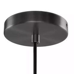 Dark Metal Glass Avalon Pendant Light