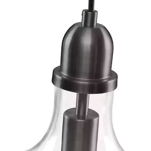 Dark Metal Glass Avalon Pendant Light