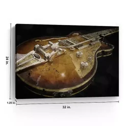 Electric Guitar Canvas Art Print
