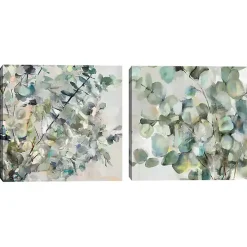 Essential Greens I & II Canvas Art Prints