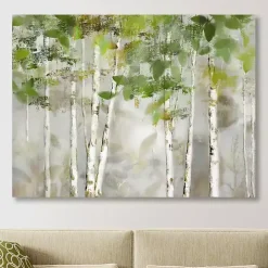 Evergreen Forest Giclee Canvas Art Print