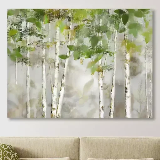 Evergreen Forest Giclee Canvas Art Print