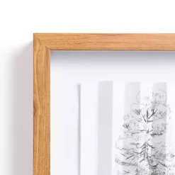 Folded Paper Tree Framed Art Print