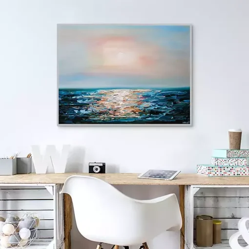 Forgotten Sunrise Framed Canvas Art Print