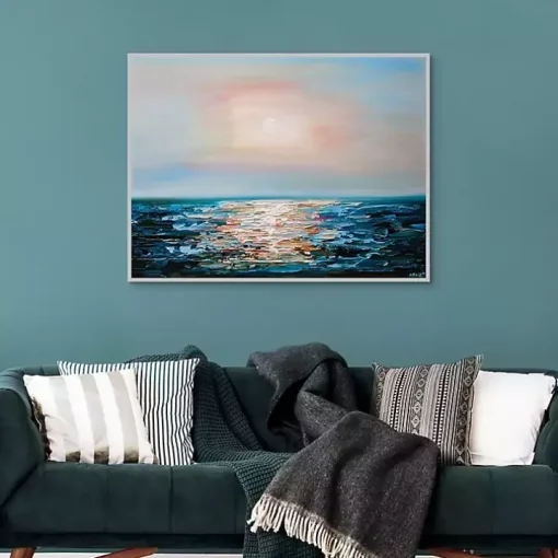 Forgotten Sunrise Framed Canvas Art Print