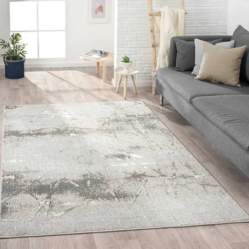 Fractional Stone Area Rug, 5x7