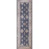 Fulton Navy Medallion Runner, 2x7