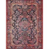 Fulton Red Botanical Area Rug, 5x7