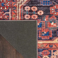 Fulton Red Botanical Area Rug, 5x7