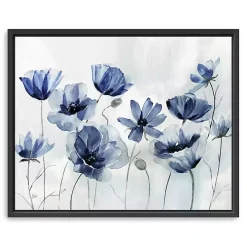 Gentian Awakening Framed Canvas Art Print