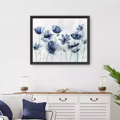 Gentian Awakening Framed Canvas Art Print