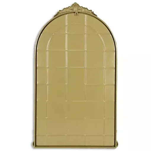 Gold Metal Modern Victorian Wall Mirror