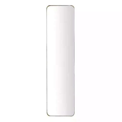 Gold Rectangle Beveled Wall Mirror