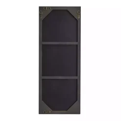 Gold Wood Rectangular Wall Mirror, 14x36 in.