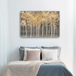 Golden Forest Light Giclee Canvas Art Print