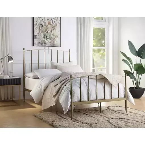 Golden Sun Modern Arch Full Bed Frame