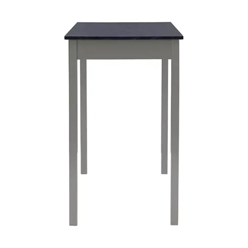 Gray and Black 3-pc. Stool and Table Set