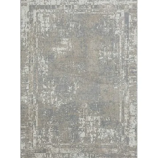 Gray Distressed Washable Area Rug, 5x7