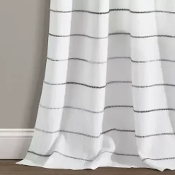 Gray Ombre Stripe Curtain Panel Set, 95 in.