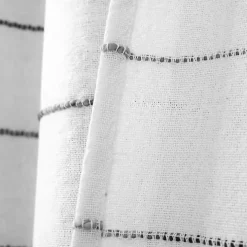 Gray Ombre Stripe Curtain Panel Set, 95 in.