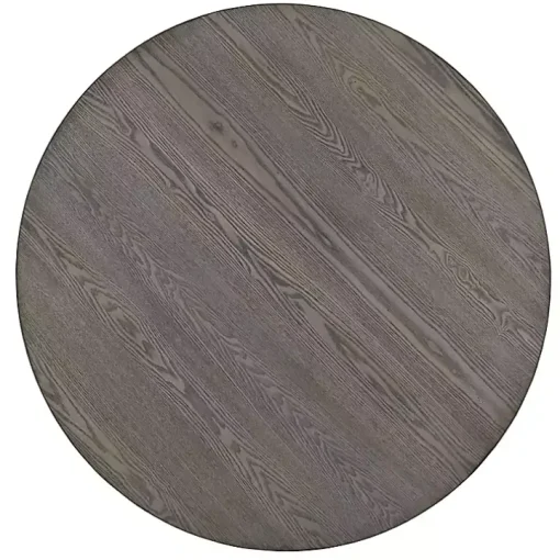 Gray Wooden Fiji Round Dining Table