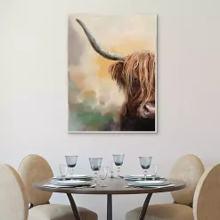 Highland Framed Canvas Art Print